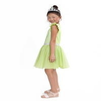 Девојки од Дизни принцеза Тијана Косплеј фустан, големини 4-16