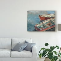Трговска марка ликовна уметност „Бродови покрај езерото I“ платно уметност од Итан Харпер