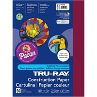 Pacon® Tru-Ray® Градежна Хартија, 9 12