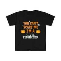 Не можам да ме исплаши, јас сум градежен инженер уникатен маица S-3XL Ноќта на вештерките