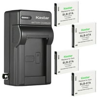 Kastar SLB-07A Battery and AC Wall Charger Replacement for Samsung ST Series, ST45, ST50, ST500, ST510, ST550, ST560, ST600,