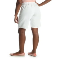 Shortsенски истегнување на шорцевите во Бермуда со еластична лента за половината