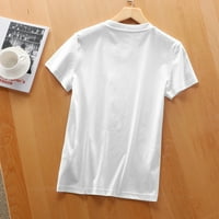 Симпатични кошули со краток ракав за жени - смешен слоган графички, удобен и лесен за стил